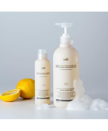  Lador Triplex Natural Shampoo Бессульфатный органический шампунь с эфирными маслами 530МЛ.