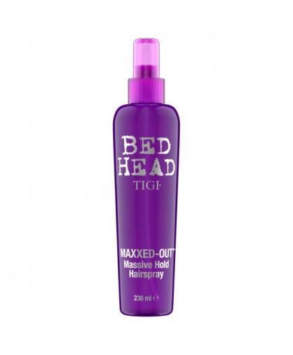 TIGI Bed Head Maxxed Out Massive Hold Hairspray Лак для волос сильной фиксации с блеском (236ml)